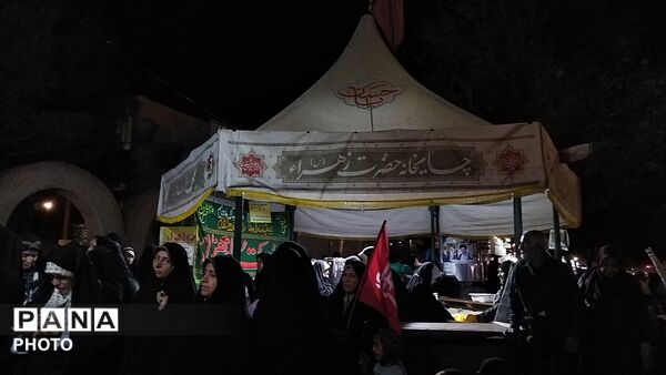 گذری بر چایخانه هیئت فاطمه الزهرا در دویست و سی و یکمین شب از اجتماعات مردمی بلوار فضل نیشابور 