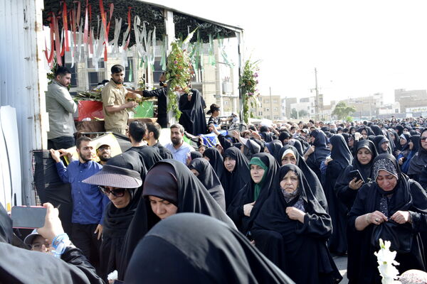 مراسم تشییع پیکر پاک شهید والامقام ابوالقاسم مهری در اسلامشهر
