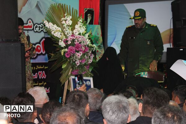 مراسم استقبال و شب وداع با پیکر مطهر شهید ناواستوار دوم امیررضا قدرتی در سملقان