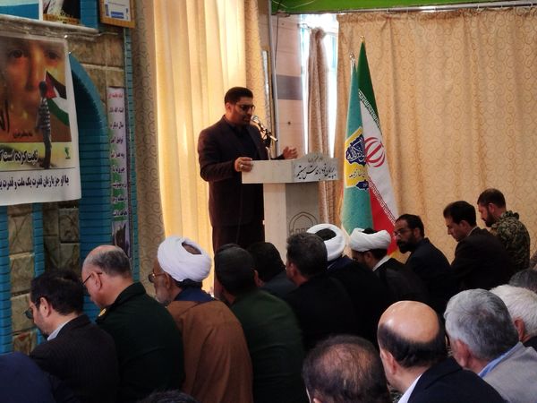 حضور پرشور مردم شهرستان فاروج در راهپیمایی قدس