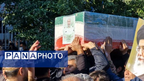 تشییع پیکر شهید ابوالفضل عرب در شهرستان گالیکش