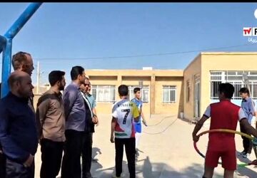 المپیاد ورزشی در دبیرستان شهید فلاحتی مروست افتتاح شد