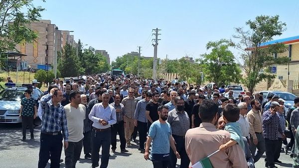  راهپیمایی مردم شهرستان اشتهارد علیه رژیم صهیونیستی 