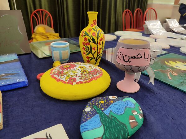 بازارچه و نمایشگاه هنرهای دستی آموزشگاه فاطمیه ملارد 