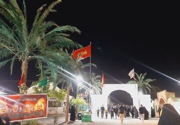  زیبایی چشمگیر خیمه‌گاه اباعبدالله الحسین در وردنجان