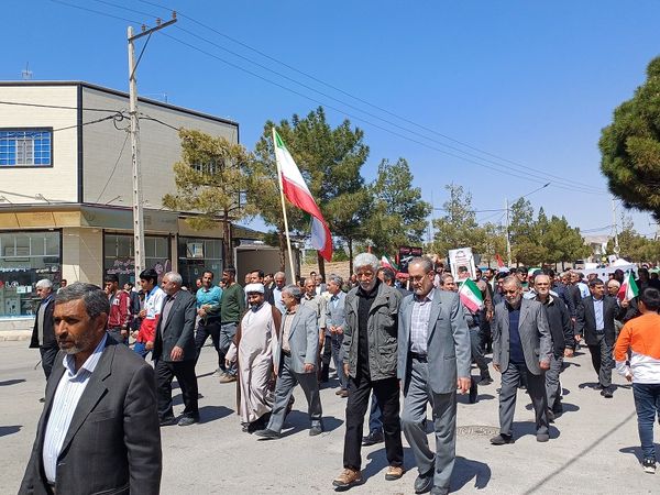 حضور پر شکوه مردم شهرستان جاجرم در راهپیمایی روز جهانی قدس