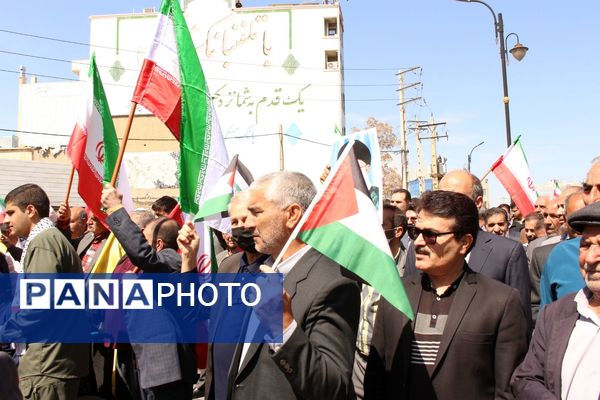 مردم ایلام، در روز جهانی قدس، جنایات صهیونیست‌ها را محکوم کردند