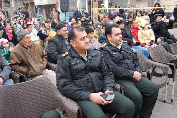 جشن خیابانی نیمه شعبان در شهر قیامدشت 