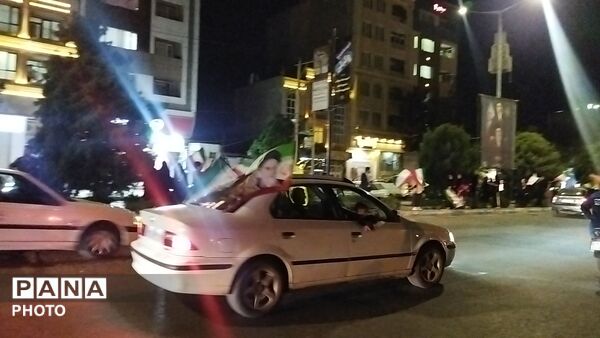 هفتاد و سومین شب از رژه ماشینی در بلوار فضل نیشابور 
