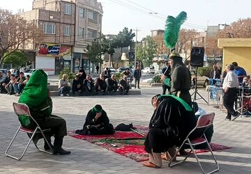 مراسم شبیه خوانی در آرامگاه بانو بی بی شطیطه 