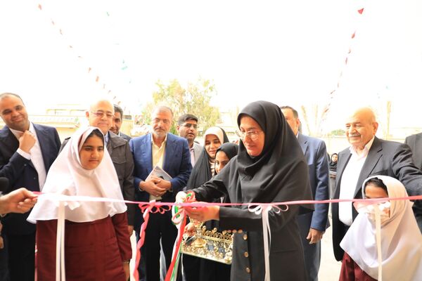 آیین افتتاحیه دبستان دخترانه حضرت مهدی (عج) بندرعباس