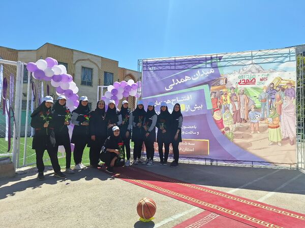 افتتاح زمین چمن هنرستان تربیت بدنی محمد شهرستانی ناحیه ۶ مشهد