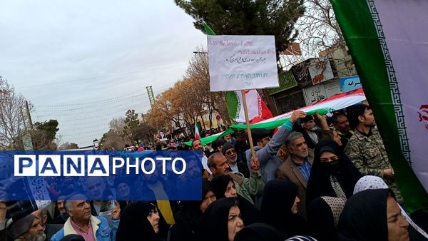 راهپیمایی یوم الله ۲۲ بهمن ماه امسال پررنگ تر از همیشه در شهر نیشابور 
