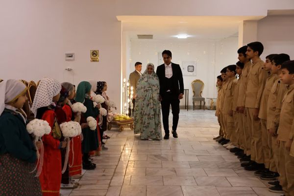 جشن ازدواج‌‌ آسان ۹ زوج بسیجی در گناباد