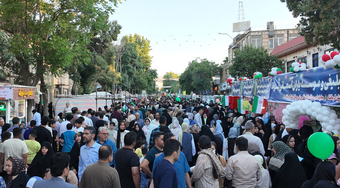 روایت «مهمانی کیلومتری غدیر» در کرمانشاه