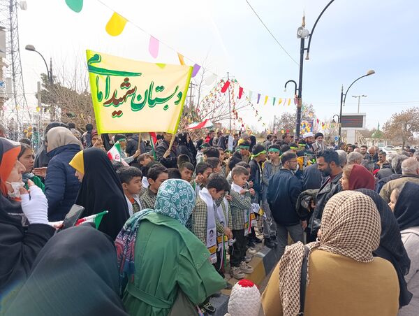 راهپیمایی ۲۲ بهمن در مشهدمرغاب