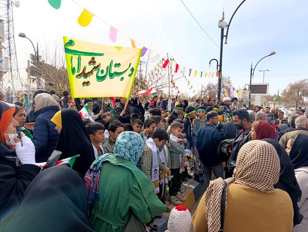 راهپیمایی ۲۲ بهمن در مشهدمرغاب