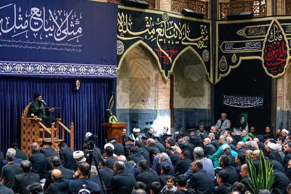 عزاداری دهه اول محرم با حضور تولیت آستان قدس رضوی