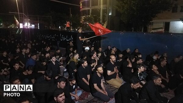 مراسم شب تاسوعای حسینی در هیئت منتظران ظهور نیشابور 